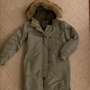 Abercrombie and Fitch hooded parka size M